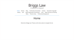 Desktop Screenshot of jbriggslaw.com