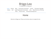 Tablet Screenshot of jbriggslaw.com
